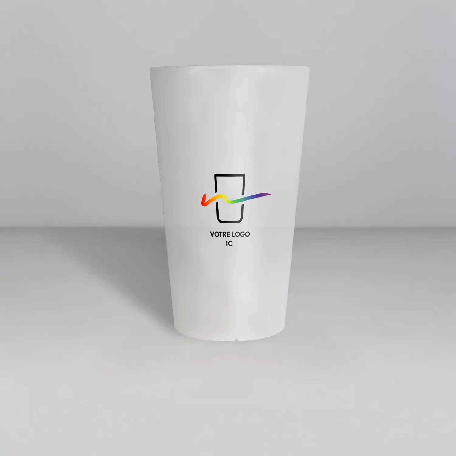 Gobelet - Cup couleur 60 cl impression 1 couleur 50cl utile - Initiatives  Objets Personnalisés