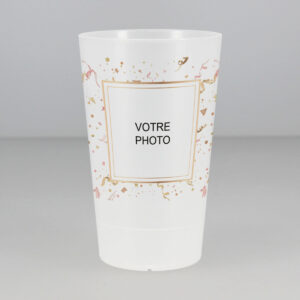 Gobelet mariage photo