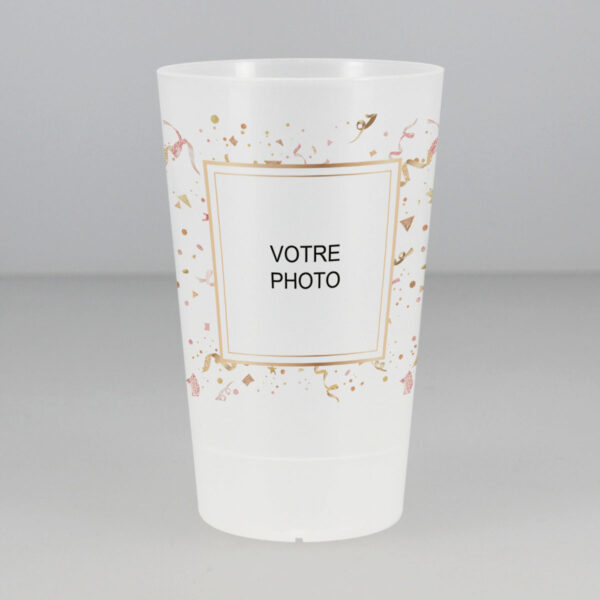 Gobelet mariage photo